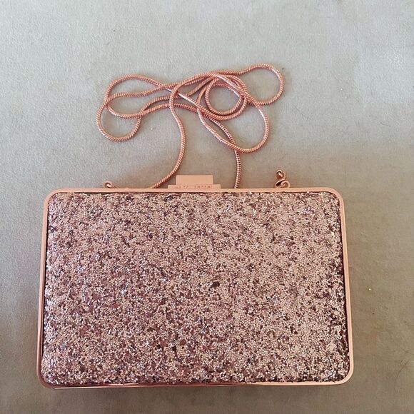 Henri Bendel Party Box Clutch - Pink Glitter - Picture 7 of 7